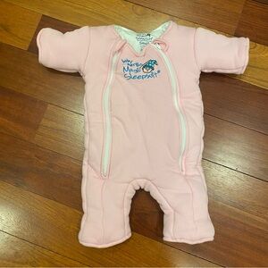 Baby Magic Sleepsuit Pink Quilted One-Piece Sleep Sack